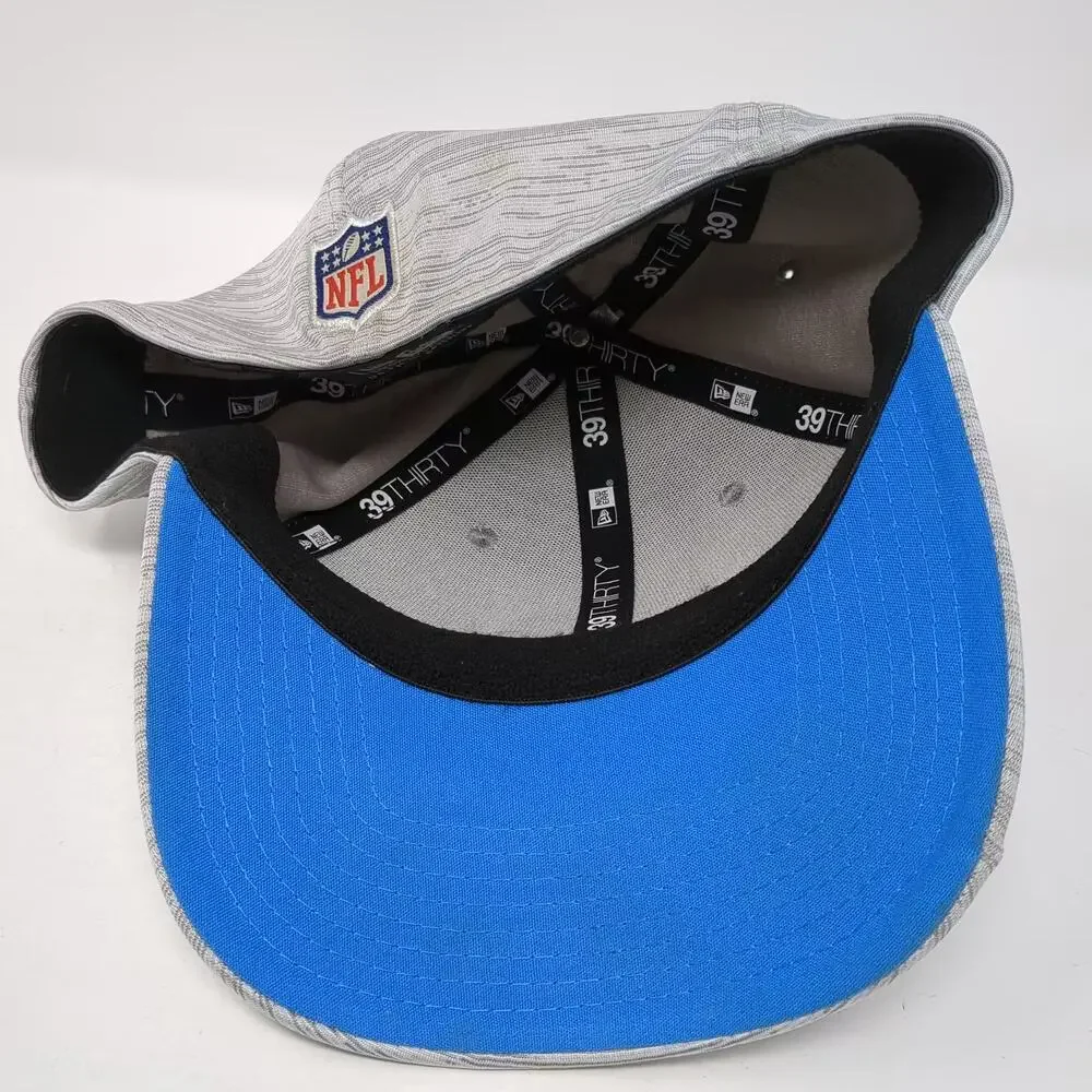 New Era Los Angeles Chargers NFL 39THIRTY Gray Blue Hat Stretch Fit Size L Cap